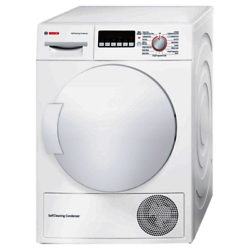 Bosch WTW83260GB Freestanding Condenser Tumble Dryer, 8kg Load, A++ Energy Rating, White